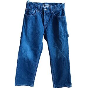 Vintage Y2K Carpenter Jeans Levis 29x28 Workwear Denim Red Tab Boys 16 Baggy